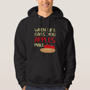 Moletom Quando a Vida Lhe Dá Maçãs Faça Chefs de Torta