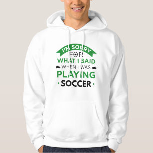 Moletom Quando Eu Estava Jogando Futebol