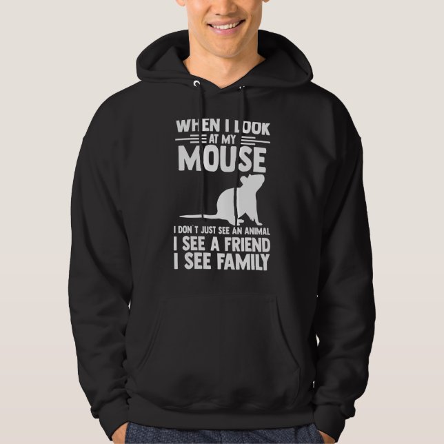 Moletom Quando Olho Para O Meu Rato (Frente)