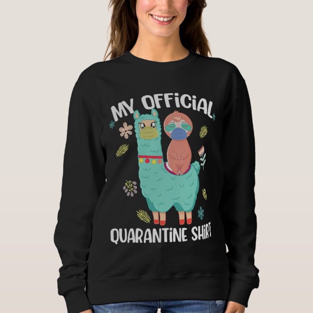 Moletom Quarantine de Natal Pajama Sloth (Frente)