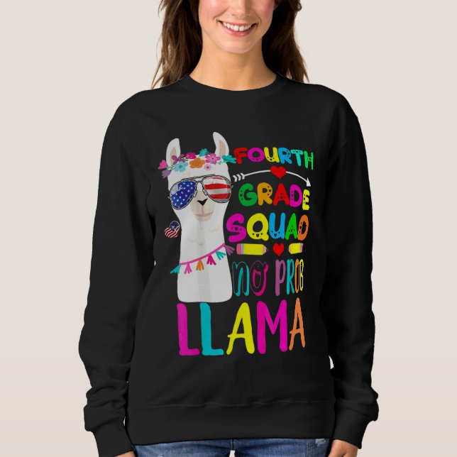Moletom Quarta Série Sem Problema Llama Professor da 4ª Sé (Frente)