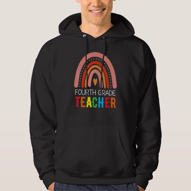 Moletom Quarto Ano Meninas Meninos Professor Equipe 4º G (Frente)