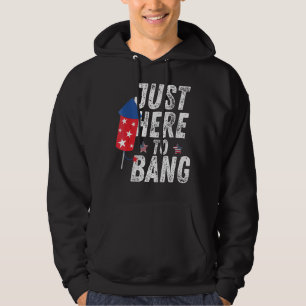 Moletom Quarto de 4 de julho, estou aqui para bater