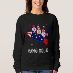 Moletom Quarto De 4 De Julho Só Estou Aqui Para Bang Sq