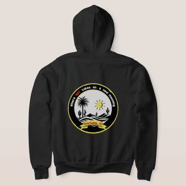 Moletom Quartzsite zippered Hoodie (Postura das costas)