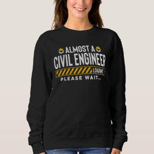 Moletom Quase um Engenheiro Civil Futuro Engenheiro Civil 