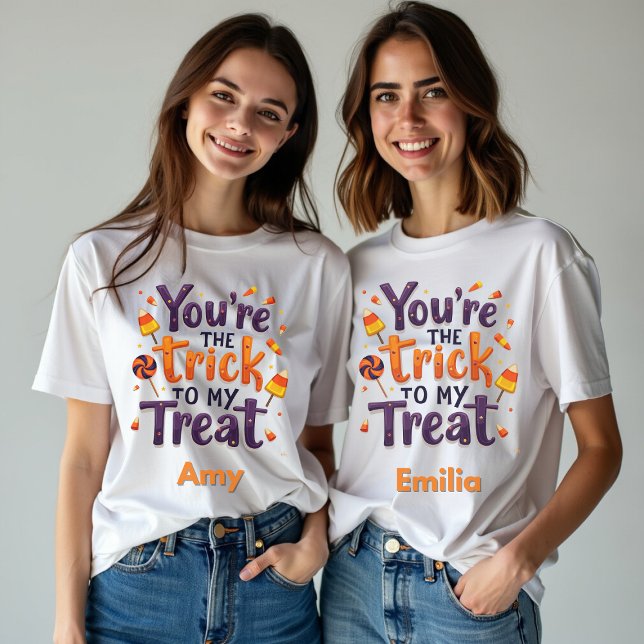 Moletom Que bom que és o truque do meu Dia das Bruxas (Criador carregado)