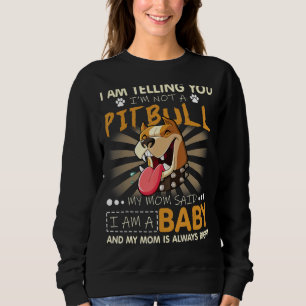 Moletom Que bom que estou dizendo que não sou um cachorro