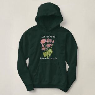 Moletom Que haja paz na Terra - Floral