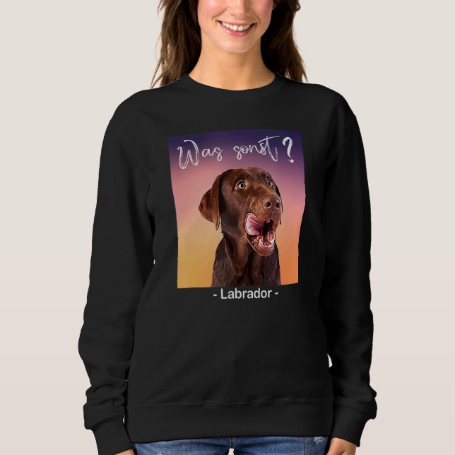 Moletom Que Mais Cachorros Labrador Lindos (Frente)