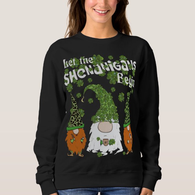 Moletom Que Shenanigans Comecem A Rua Os Gnomos De Capas V (Frente)