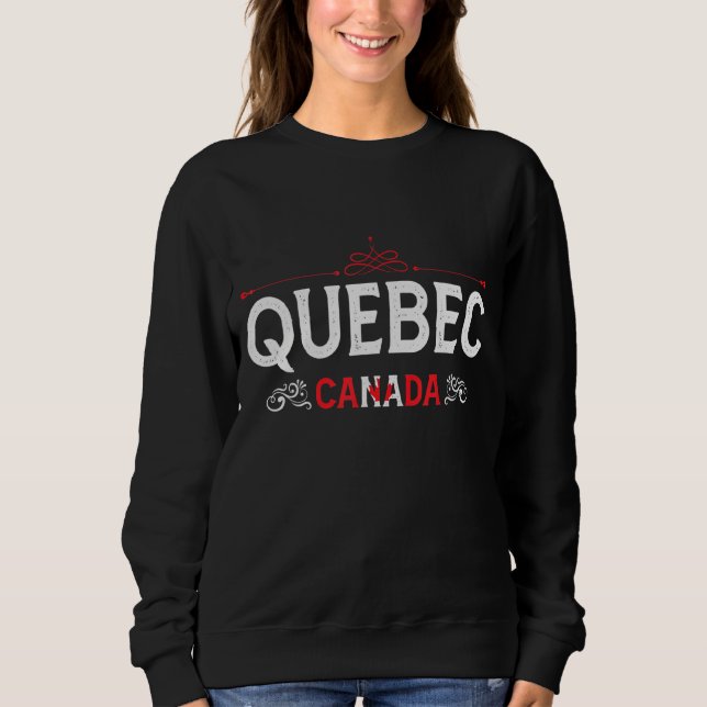 Moletom Quebec Canadá Quebec Souvenir Do Quebec (Frente)
