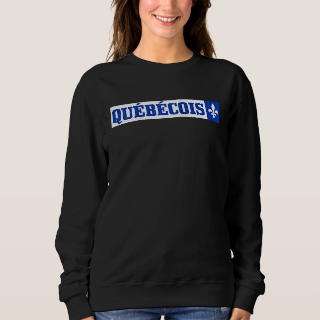 Moletom Quebec Quebequense Bandeira Orgulho Canadá Montrea (Frente)