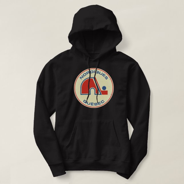 Moletom Quebecc Nordiques [Vintage Distress] (Frente do Design)
