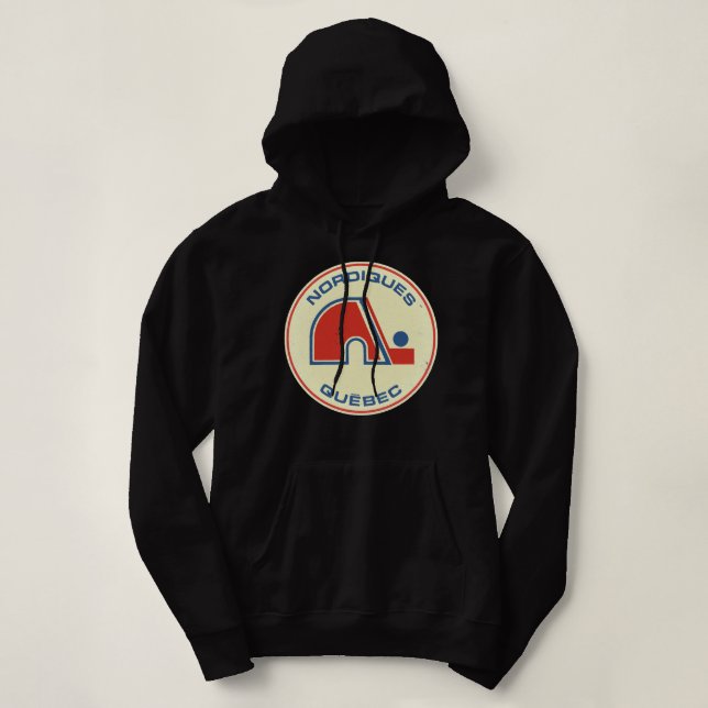 Moletom Quebecc Nordiques [Vintage Distress] (Frente do Design)