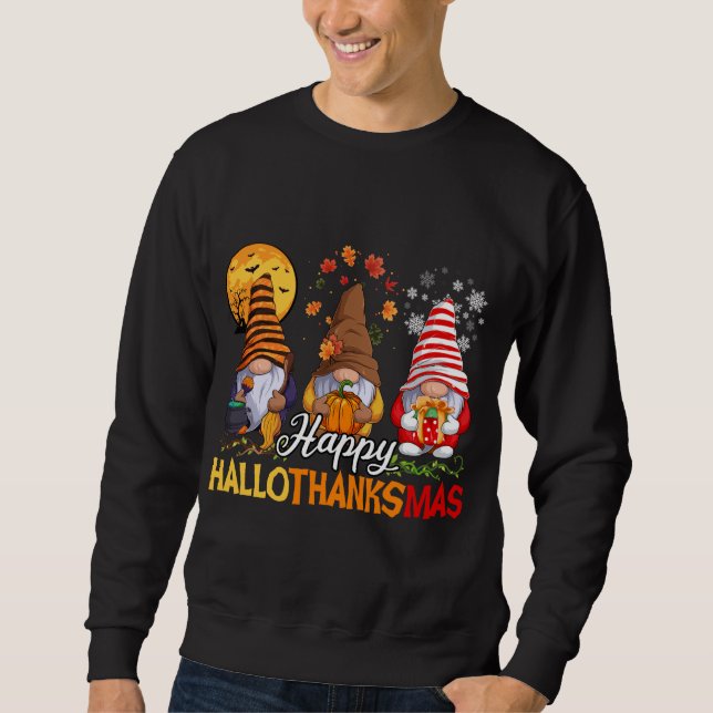 Moletom Queda de Natal de Hallothanksmas (Frente)