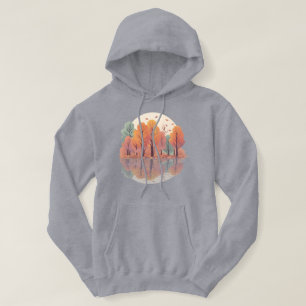 Moletom Queda inspirada Hoody Reflexões do outono
