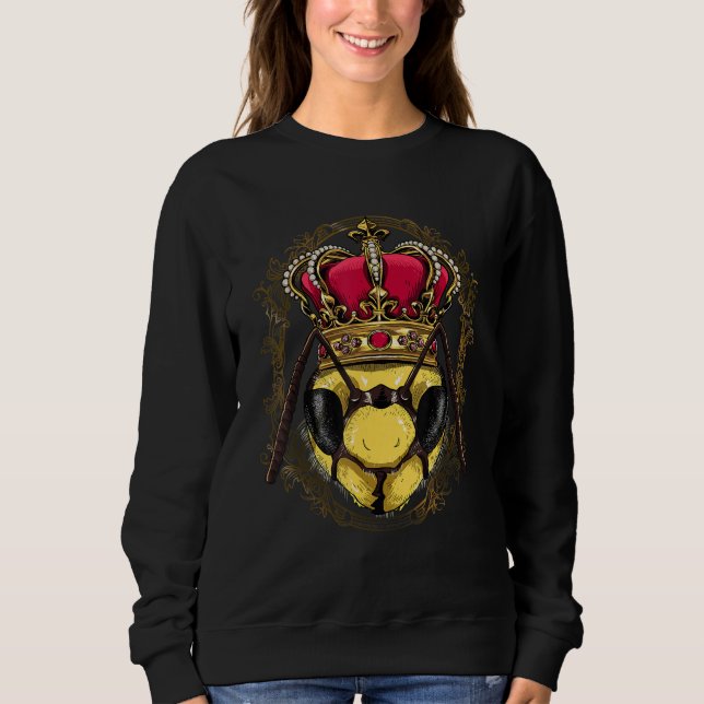 Moletom Queen Bee Princess Insect Beekeeping Animal Bee (Frente)