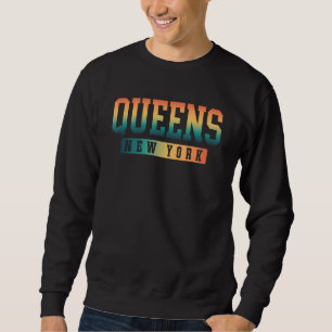 Moletom Queens New York Souvenirs Retro Vintage New York Q