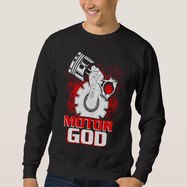 Moletom Queimadura de chave de fenda mecânica de carro (Frente)