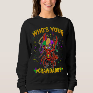 Moletom Quem é o seu Crawdaddy Lagostim Jester Contas Mar