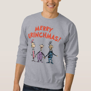 Moletom Quem Está de Mãos Dadas Feliz Grinchmas
