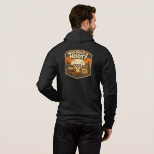 Moletom Quem Se Importa Design Engraçado de Corujas em Est