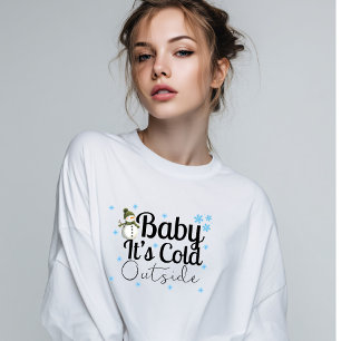 Moletom Quente e Elegante, Bebê está frio lá fora no Inver