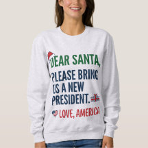 Querido Papai Noel Novo Presidente Natal Divertido