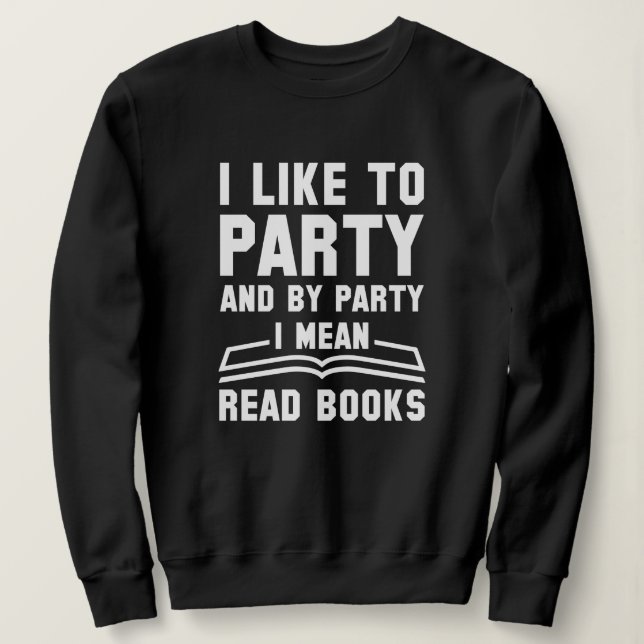 Moletom Quero Dizer Ler Livros (Frente do Design)