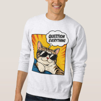 Moletom Questione Tudo - Gato Conspirador