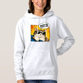 Moletom Questione Tudo - Gato Conspirador