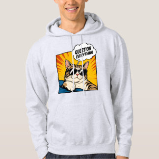 Moletom Questione Tudo - Gato Conspirador