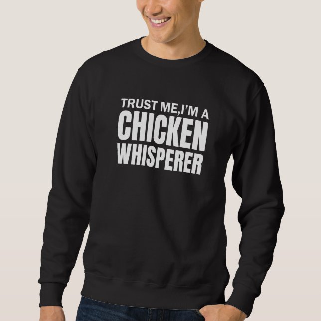 Moletom Quicken Whisperer Backyard Farmer de frango (Frente)