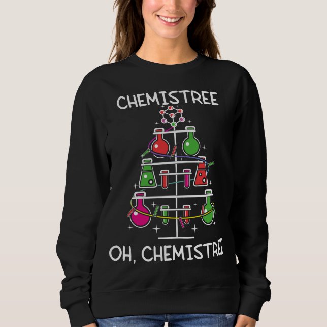 Moletom Química Ugly Christmas Tree Sweater S (Frente)