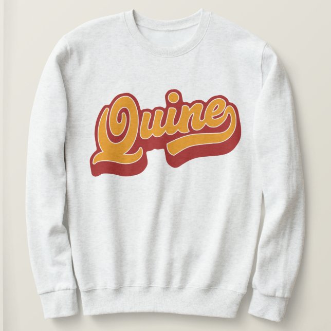 Moletom Quine, Doric Dialect Sweatshirt, Scottish (Frente do Design)