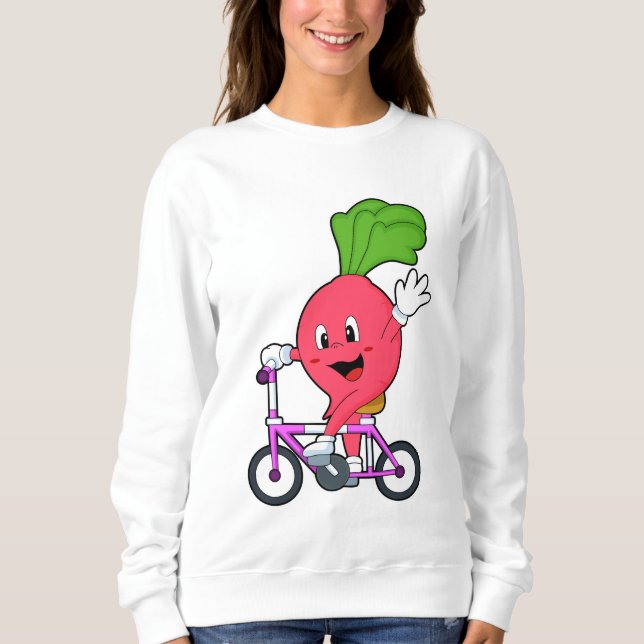 Moletom Rabanete com Bicicleta (Frente)