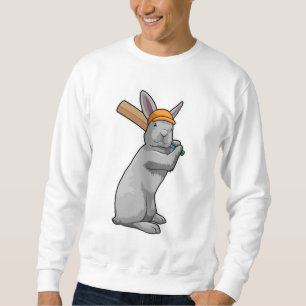 Moletom Rabbit at Cricket with Cricket bat