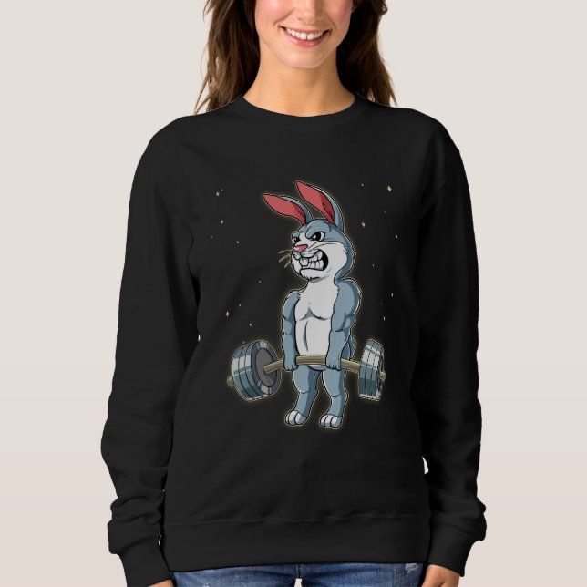 Moletom Rabbit Gym Weight Training Deadlift  2 (Frente)