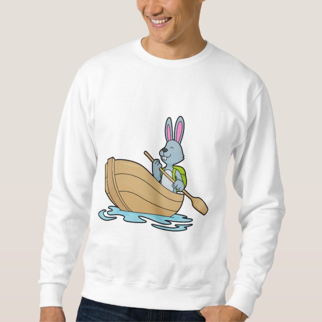 Moletom Rabbit with Boat & Paddle (Frente)