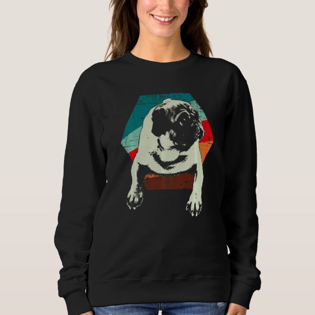 Moletom Raça de cachorro Pug Mops Carlin  22 (Frente)