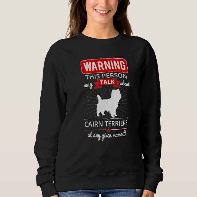 Moletom Raça de Cão Cairn Terrier  1 (Frente)