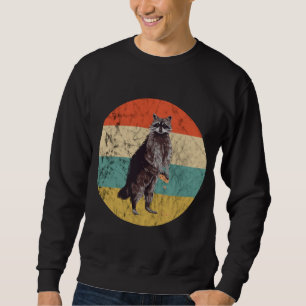 Moletom Raccoon Comida Lixo Retro Vintage Ra Sunset