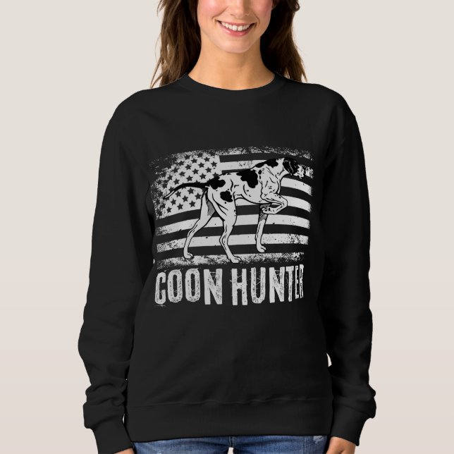 Moletom Raccoon Hunting Coon Coonhound Hunter Gift (Frente)