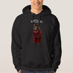Moletom Raccoon Judo Karate Master em Red Judogi