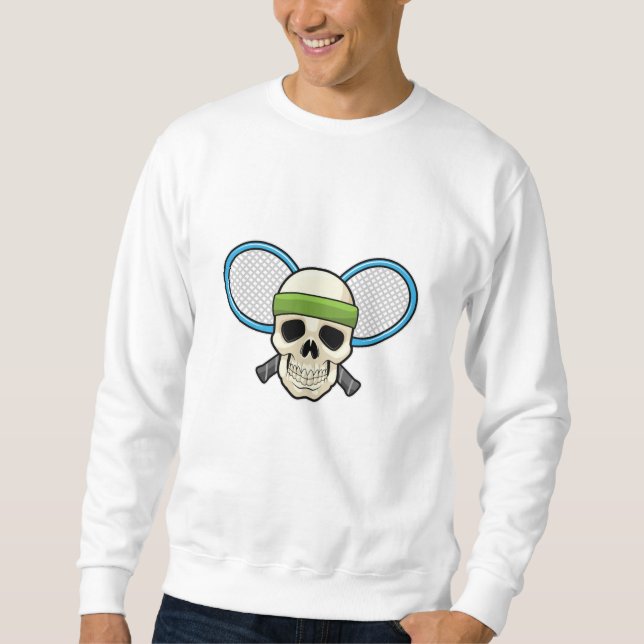 Moletom Racket Tênis Tênis de crânio (Frente)