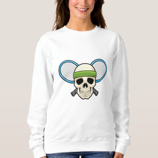 Moletom Racket Tênis Tênis de crânio (Frente)