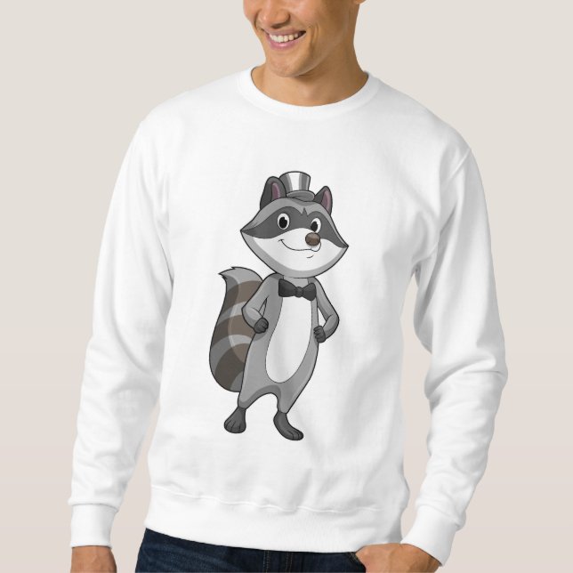Moletom Racoon como Groom com Tie (Frente)