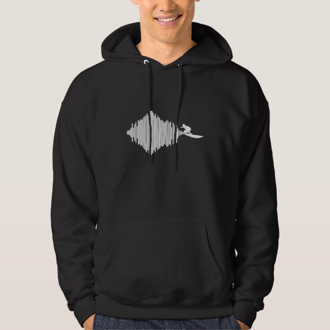Moletom Rádio Wave Surfer Surfing Surfboard Ilha Surf (Frente)