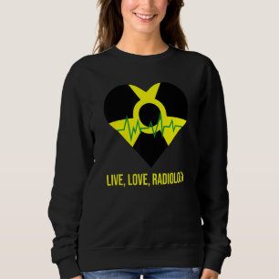 Moletom Radiologia do Amor ao Vivo, Rad Tech Li de Impulso